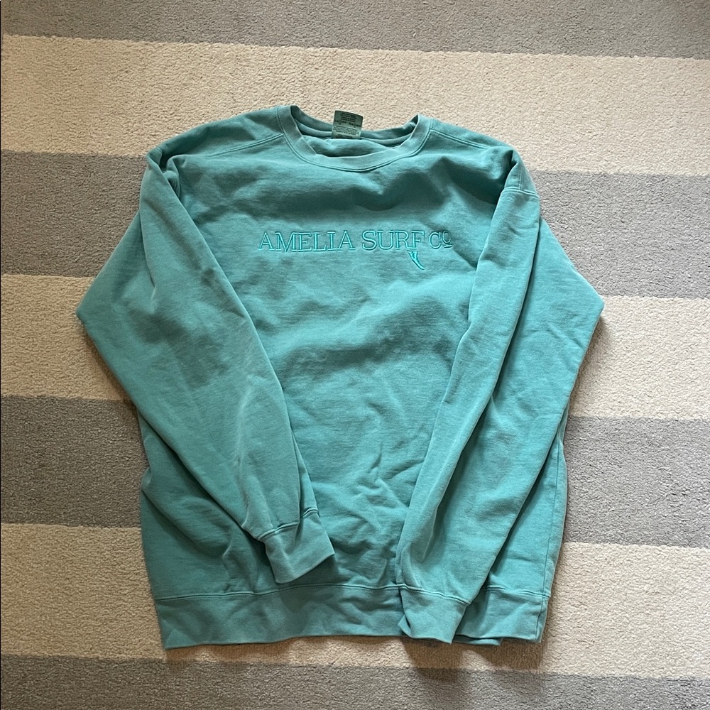 Teal Comfort Colors Sweatshirt